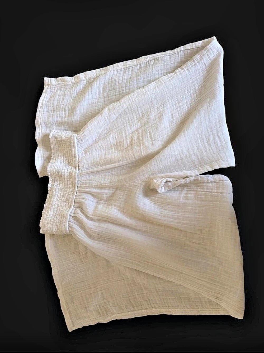 Hollister Linen Pants in White Size XS